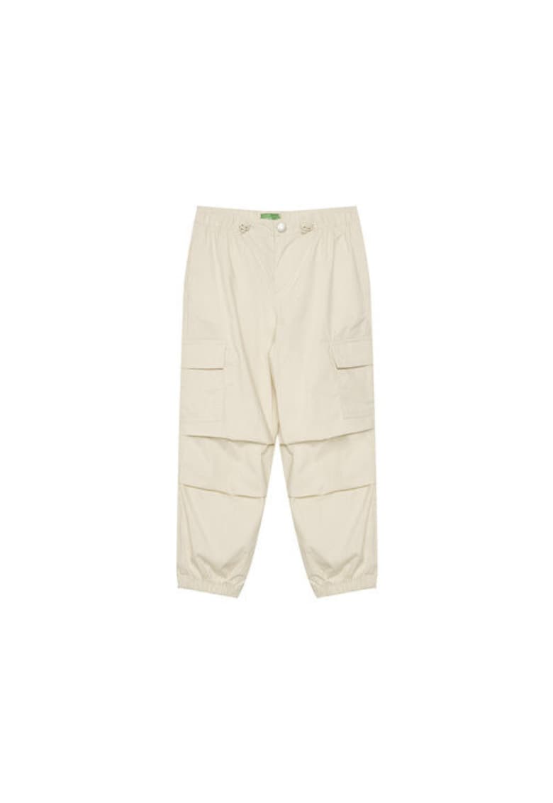 Oferte la Pantaloni fete  Bumbac - Bej - Bej
