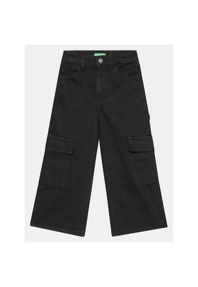 Oferte la Pantaloni fete -  304279959 - Bumbac - Negru - Negru