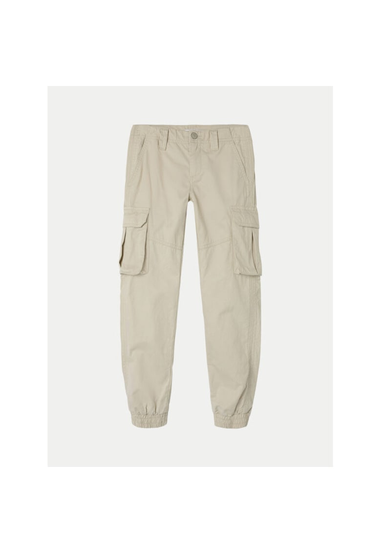 Oferte la Pantaloni fete -  304718441 - Bumbac - Gri - Gri