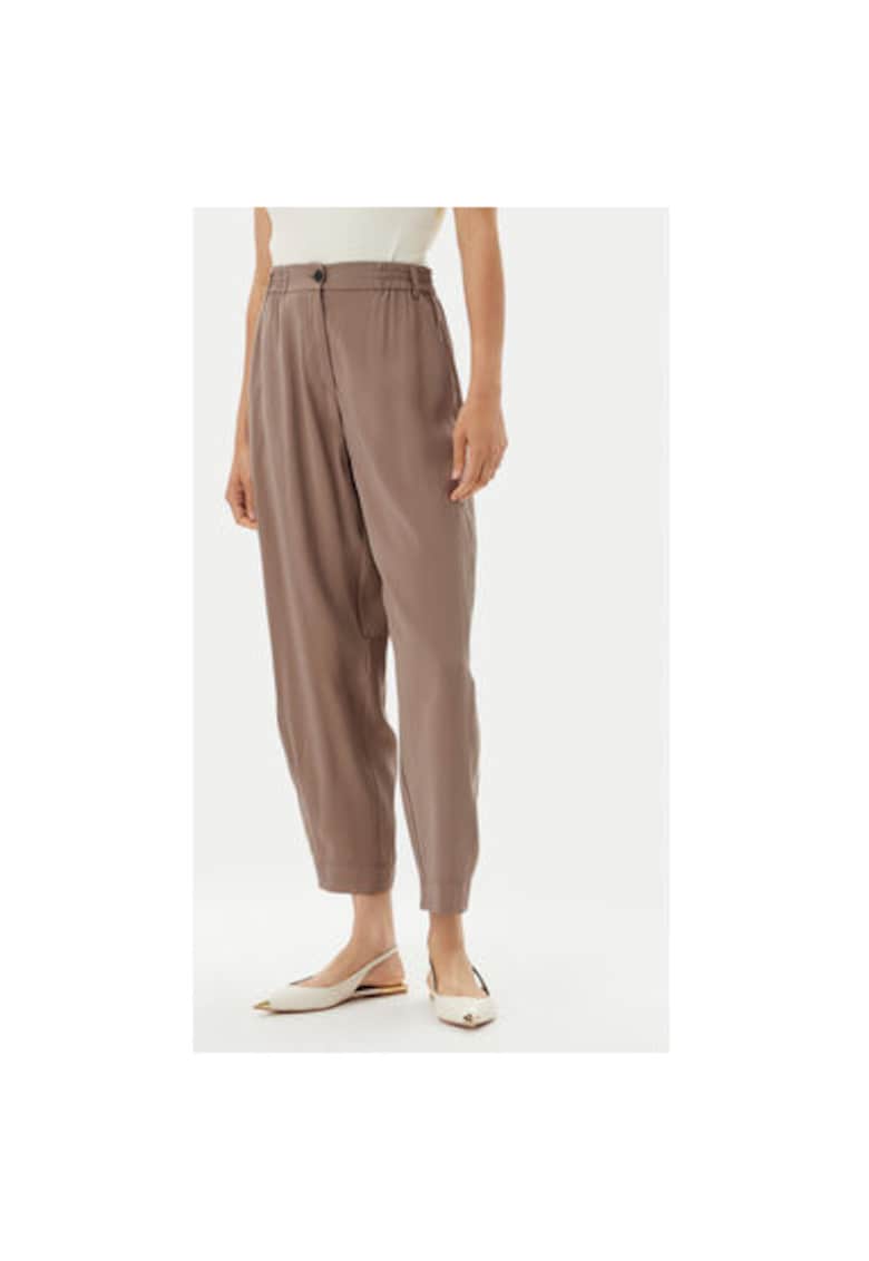 Oferte la Pantaloni dama  53-5112 - Rayon/Poliester - Bej - Bej