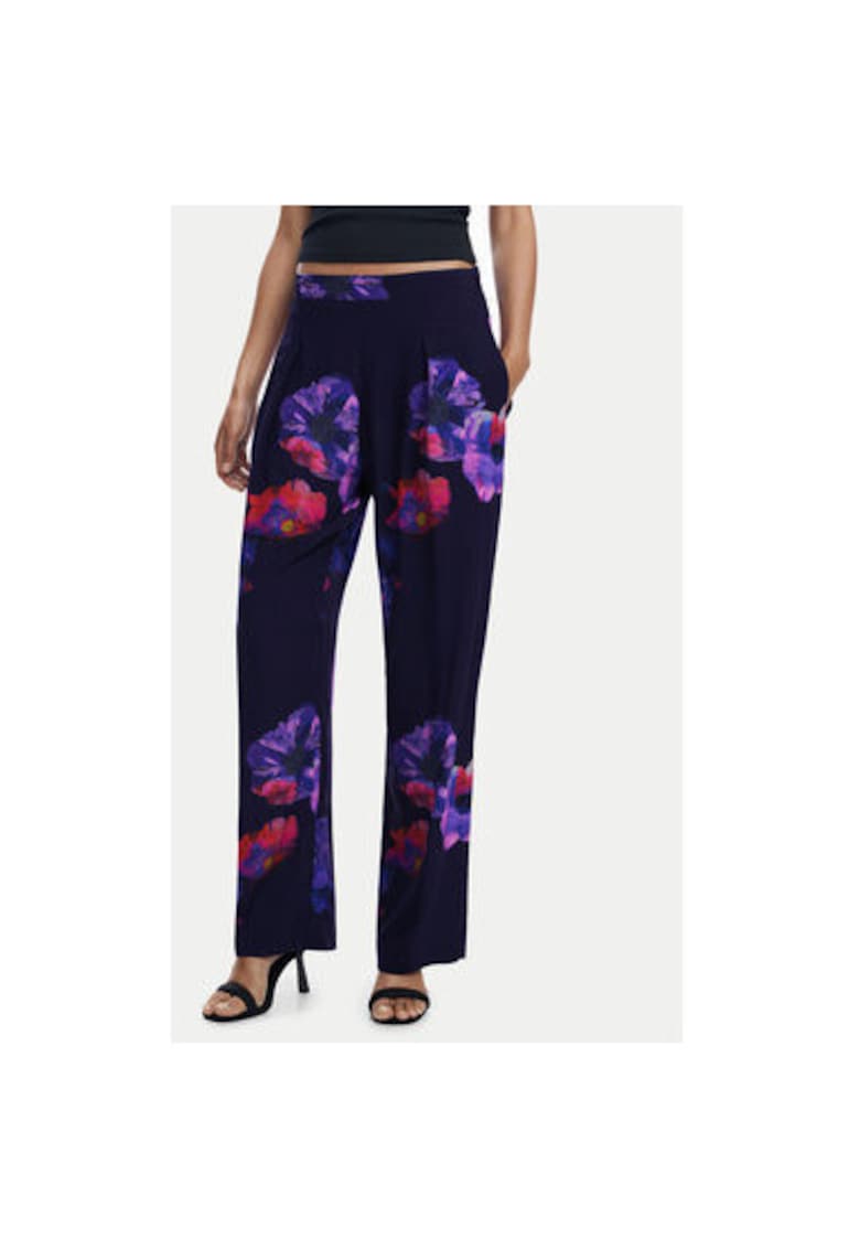 Oferte la Pantaloni dama  25SWPWX5 - Viscoza - Negru - Negru