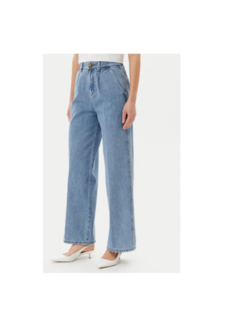 Oferte la Pantaloni dama  ADDE002323 - Bumbac - Albastru - Albastru