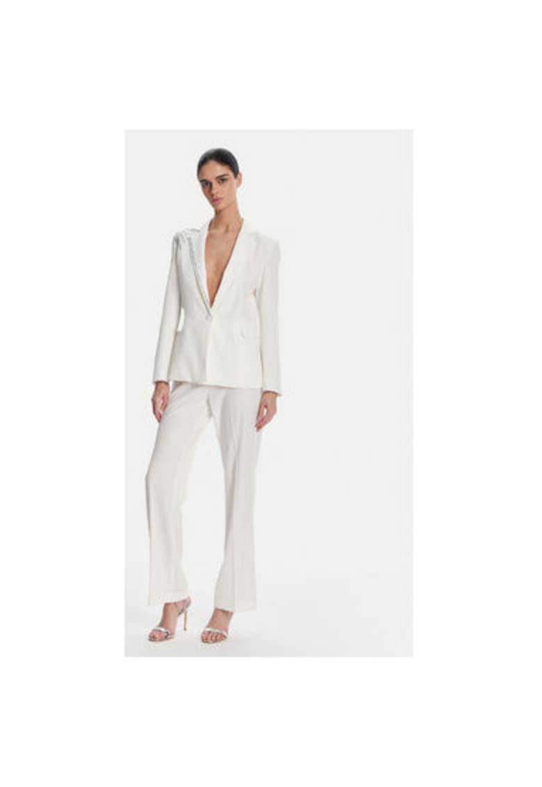 Oferte la Pantaloni dama  ACPA000803 - Poliester/Elastan - Alb - Alb