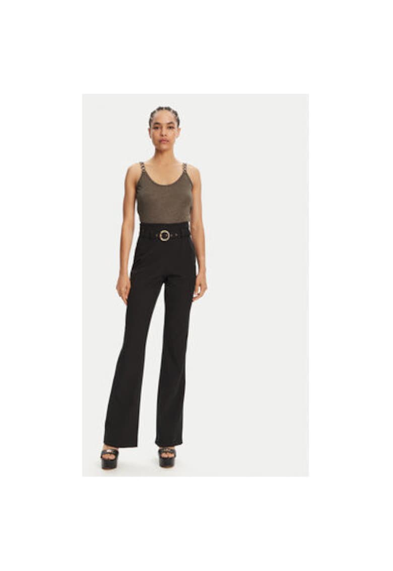 Oferte la Pantaloni dama  78PAA130 N0450 - Poliester - Negru - Negru