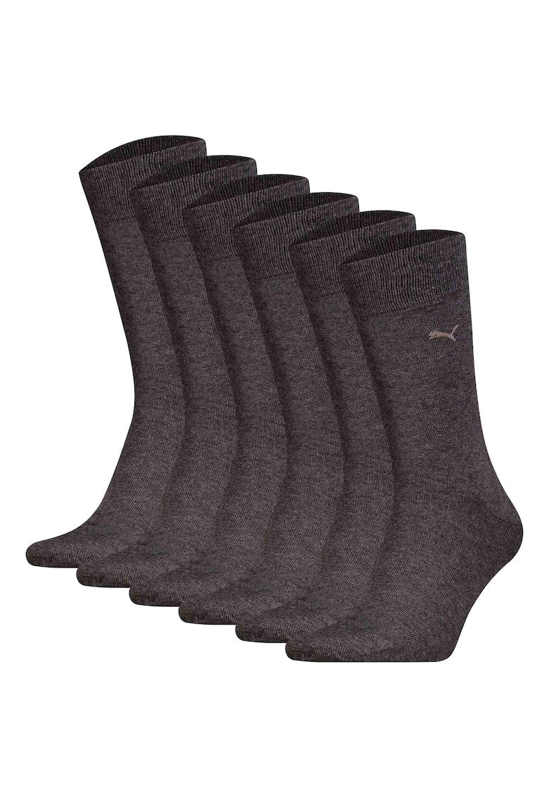 Oferte la Set de 6 perechi de sosete lungi - Gri