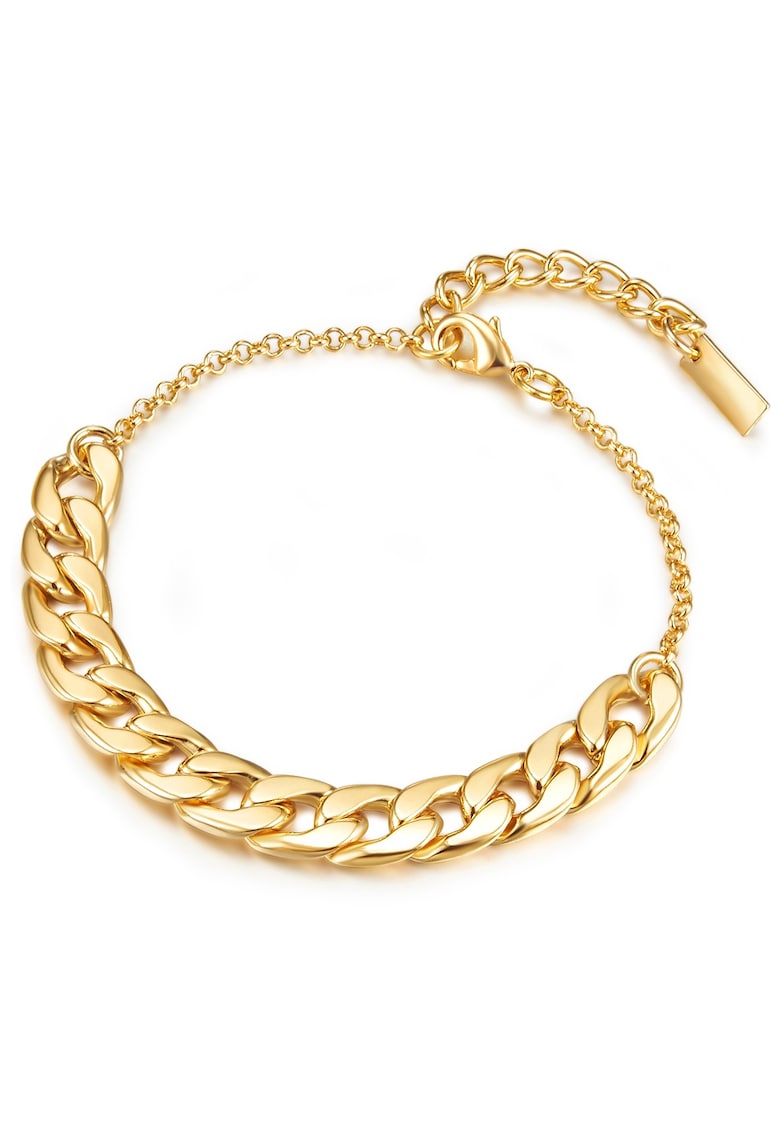 Oferte la Bratara lant placata cu aur de 14K - Auriu/Galben