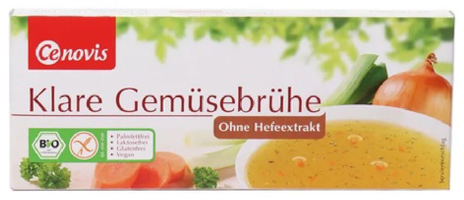 Oferte la Supa clara de legume bio fara extract de drojdie, 132g cenovis