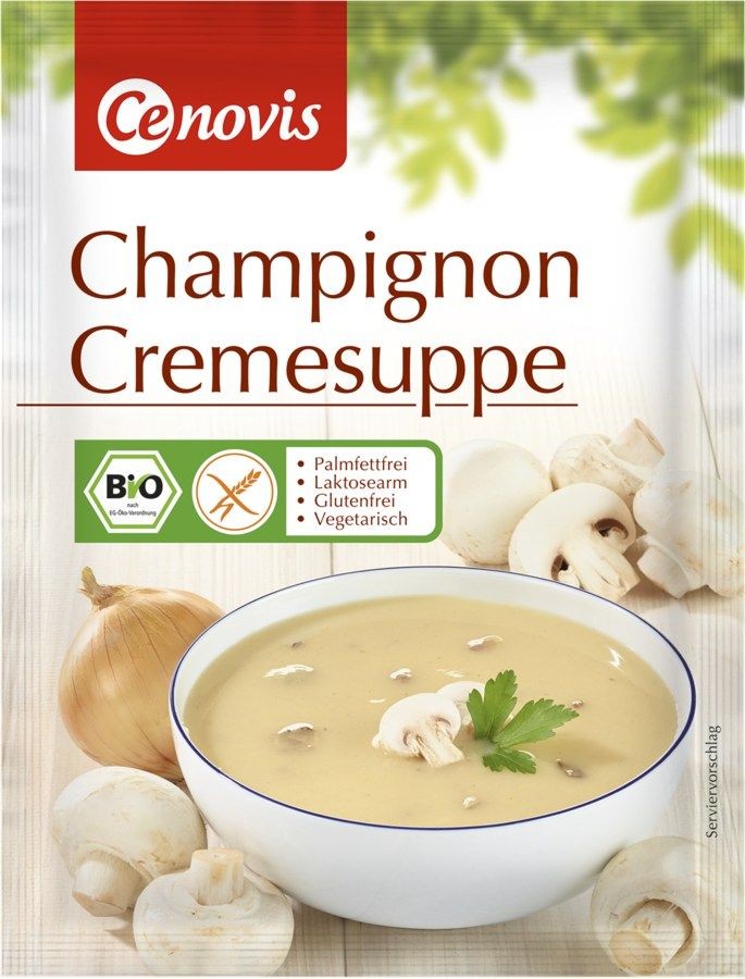 Oferte la Supa crema bio de ciuperci Champignon, 60g cenovis