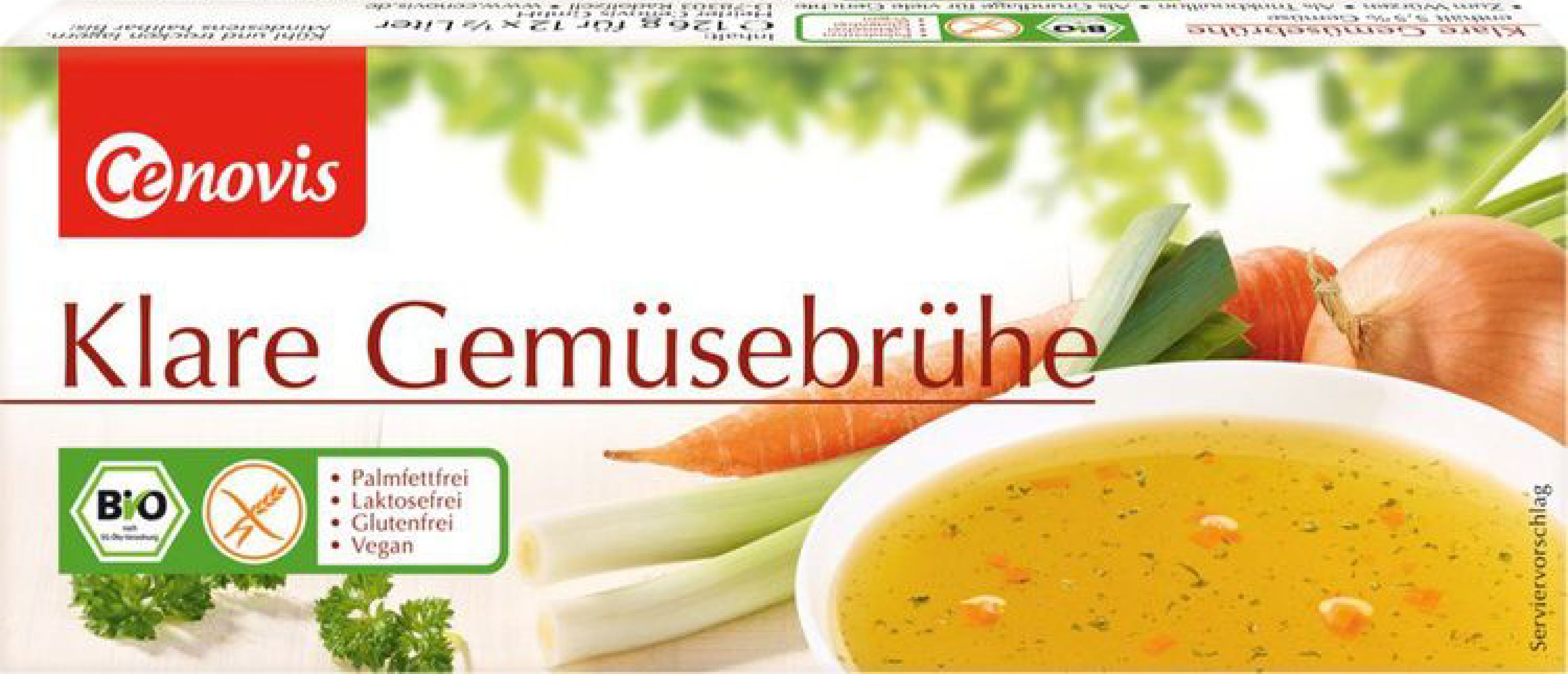 Oferte la Supa clara de legume bio, 126g, 12 Cuburi, Cenovis