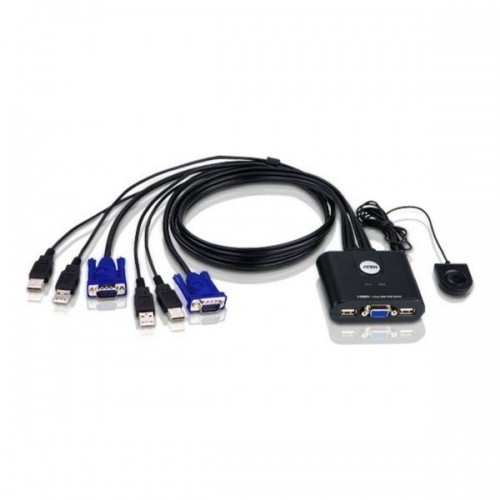 Oferte la Switch KVM CS22U 2 porturi USB Cablu 2 x 0.9 m Negru