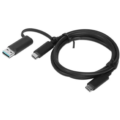 Oferte la Cablu Date Hybrid  USB-C USB-A 10000Mbps  Negru