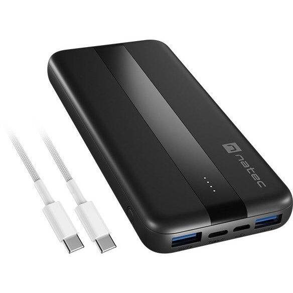Oferte la Baterie Externa TREVI SLIM Q V2 Lithium Polymer 10000mAh Negru