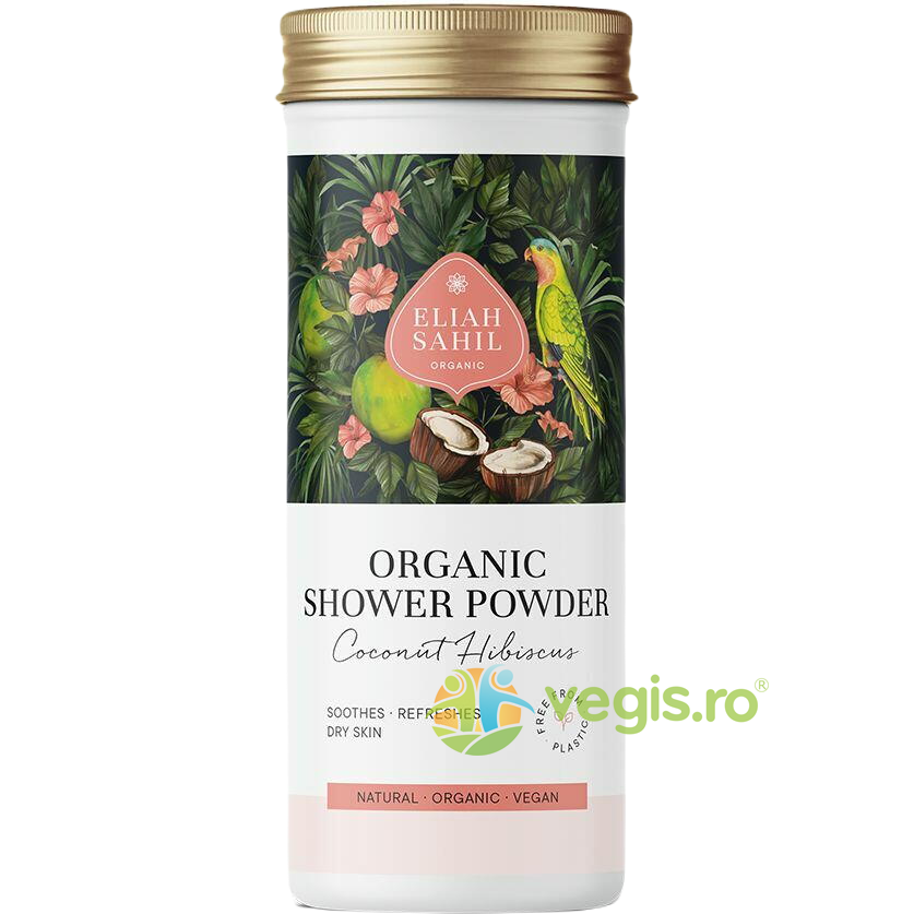 Oferte la Gel de Dus Pudra cu Cocos si Hibiscus Bio 90g