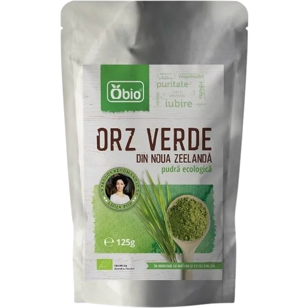 Oferte la Orz Verde Pulbere Ecologica/Bio 125g