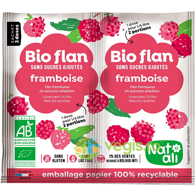Oferte la Budinca de Zmeura Ecologica/Bio 2x5g