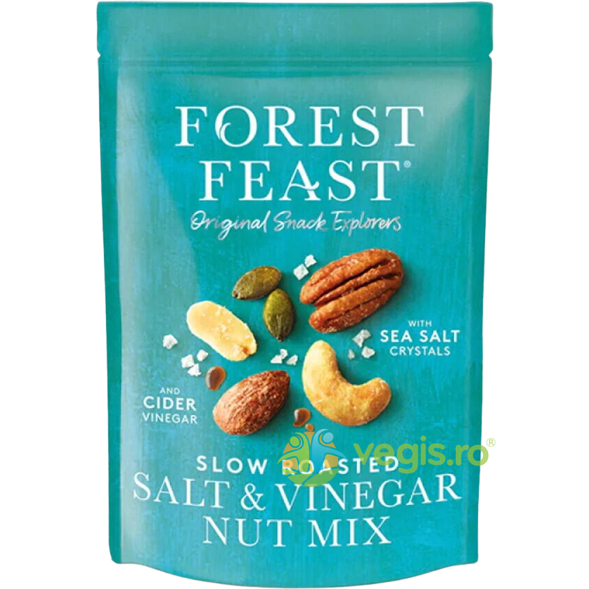 Oferte la Mix de Nuci cu Sare de Mare si Otet de Mere 120g
