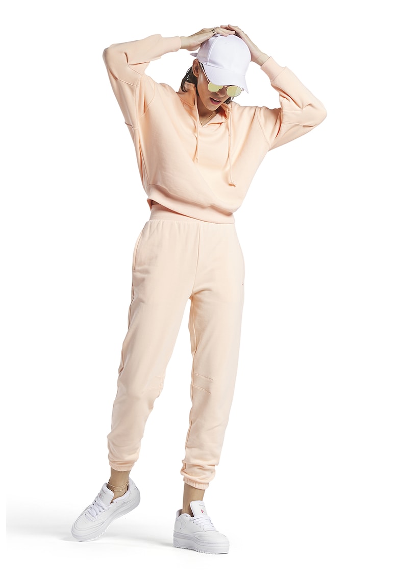 Oferte la Pantaloni sport cu talie inalta si detaliu logo Classics - Piersica