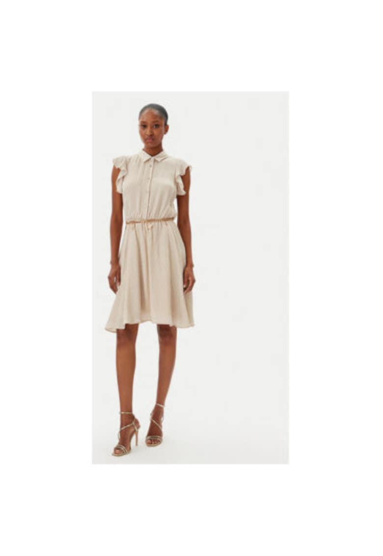 Oferte la Rochie dama  FR25SD1011W774J7 - Viscoza - Bej - Bej