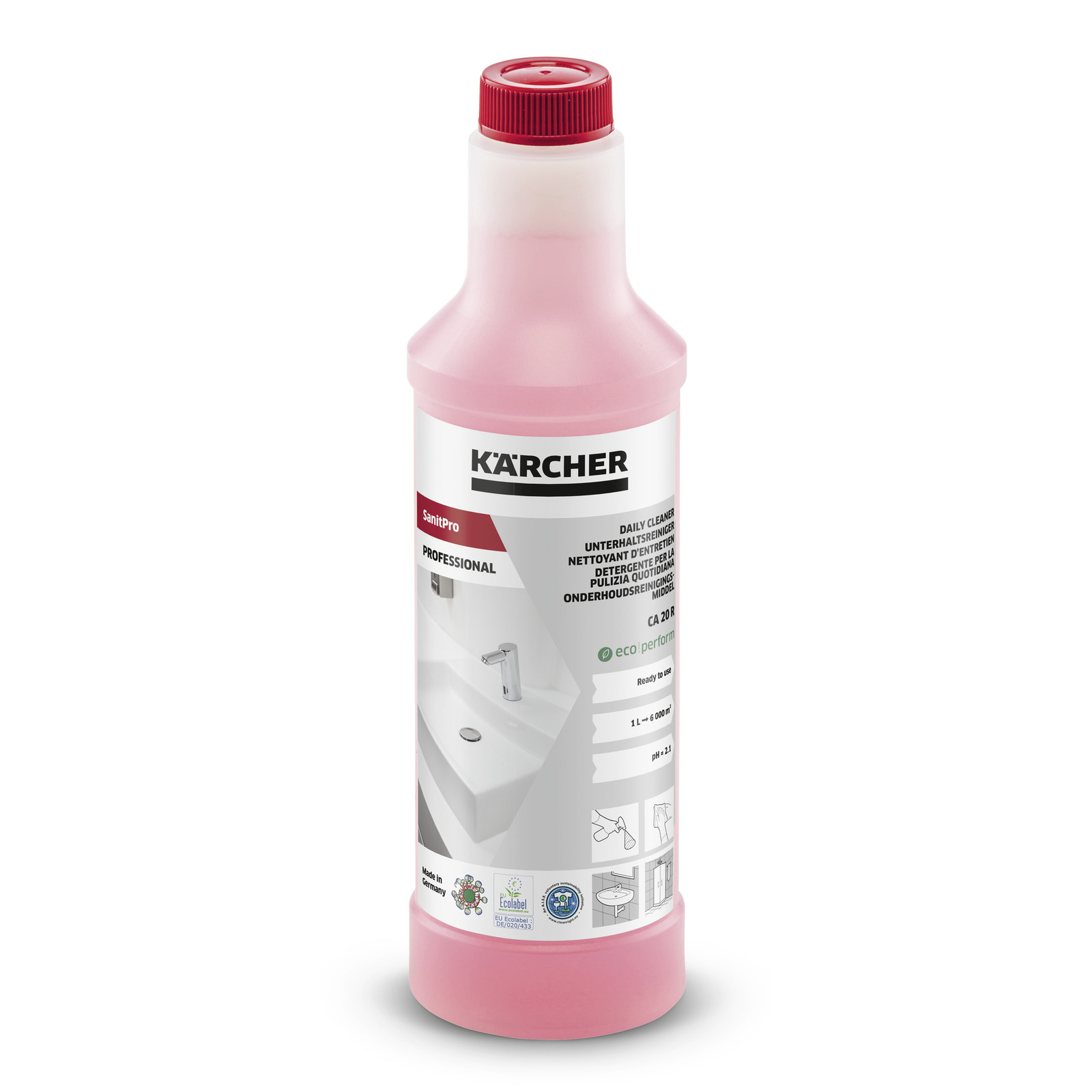 Oferte la Kärcher Detergent pentru obiecte sanitare, uz cotidian, pregatit pentru utilizare CA 20 R