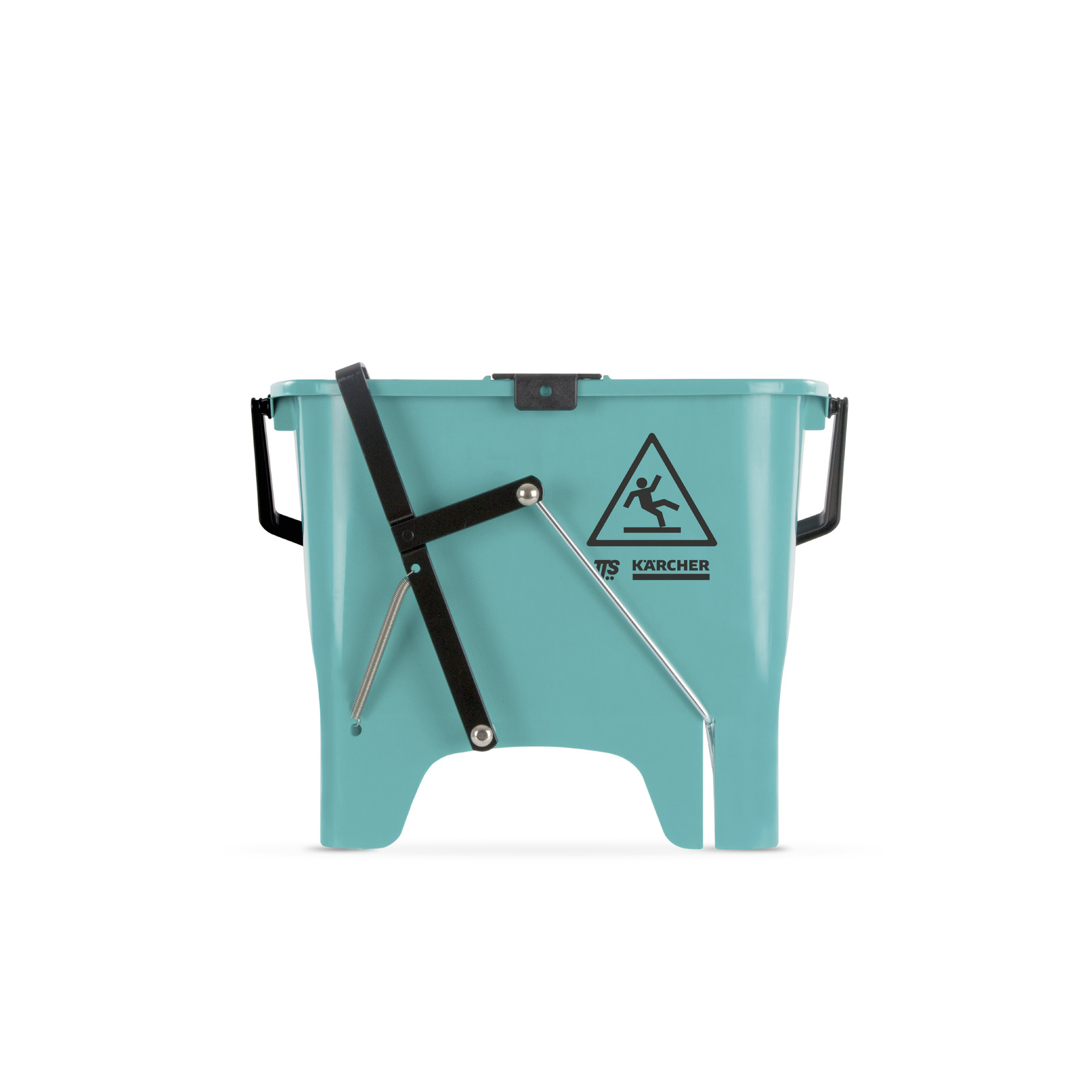 Oferte la Kärcher Găleată cu volum de 15 l, despărțitor, presă de mop cu pedală și mâner tip arc.