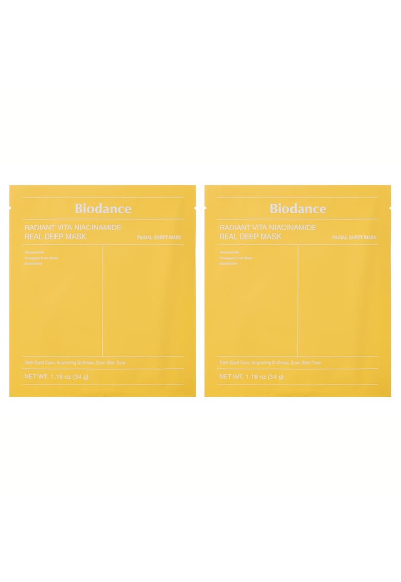 Oferte la Masca de fata  Radiant Vita Niacinamide - set 2 x 34 g - iluminatoare - pentru ten normal