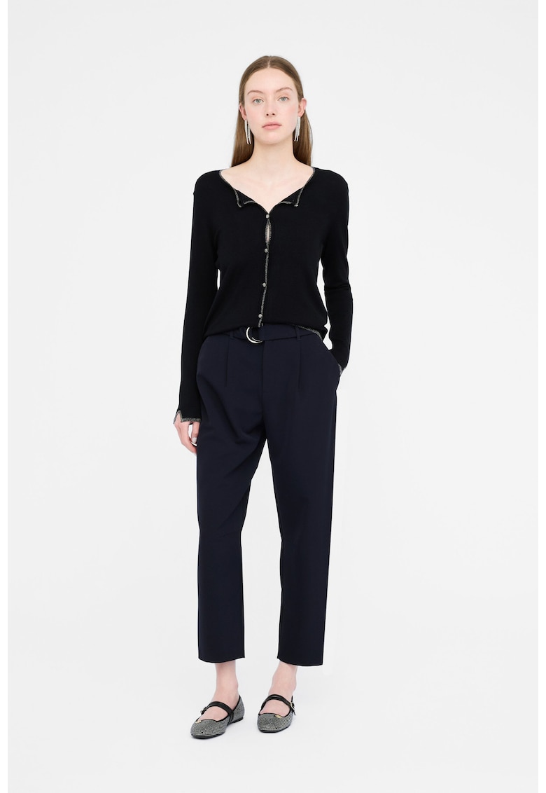 Oferte la Cardigan cu detalii stralucitoare - Negru