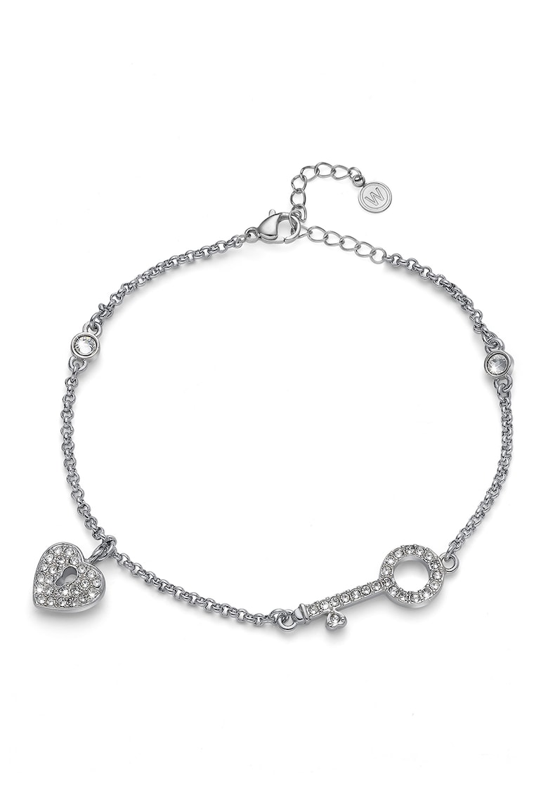 Oferte la Bratara cu talismane zirconia - Argintiu