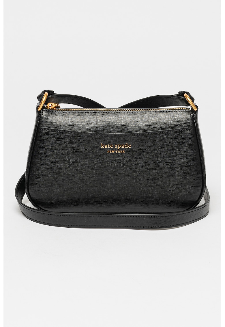 Oferte la Geanta crossbody de piele Bleecker Saffiano - Negru