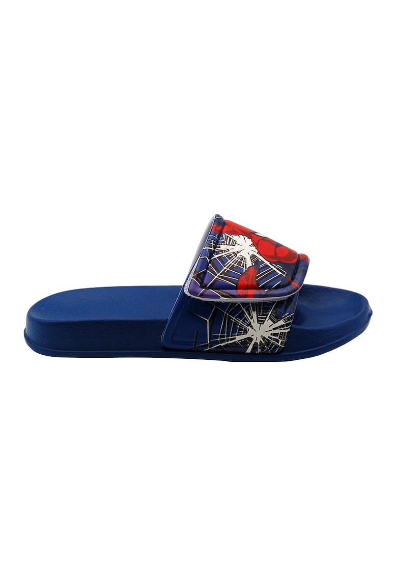 Oferte la Papuci cu model Spiderman - Rosu/Bleumarin