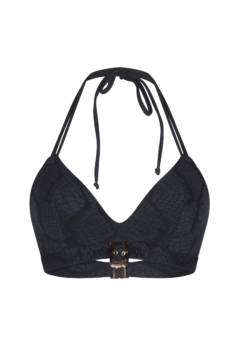 Oferte la Sutien de baie cu imprimeu - Negru