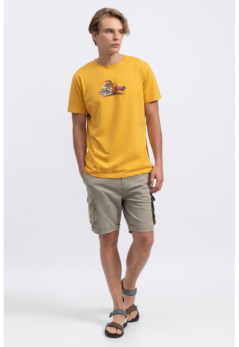 Oferte la Tricou unisex de bumbac - Galben sofran