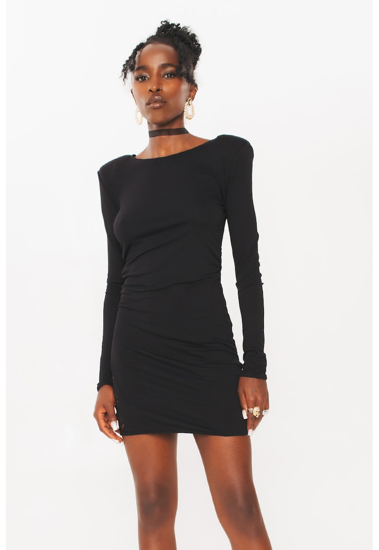 Oferte la Rochie mini cambrata - Negru