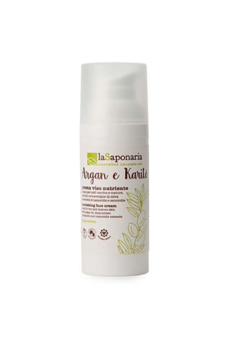 Oferte la Crema de fata hranitoare cu ulei de argan si unt de shea La Saponaria - 50 ml