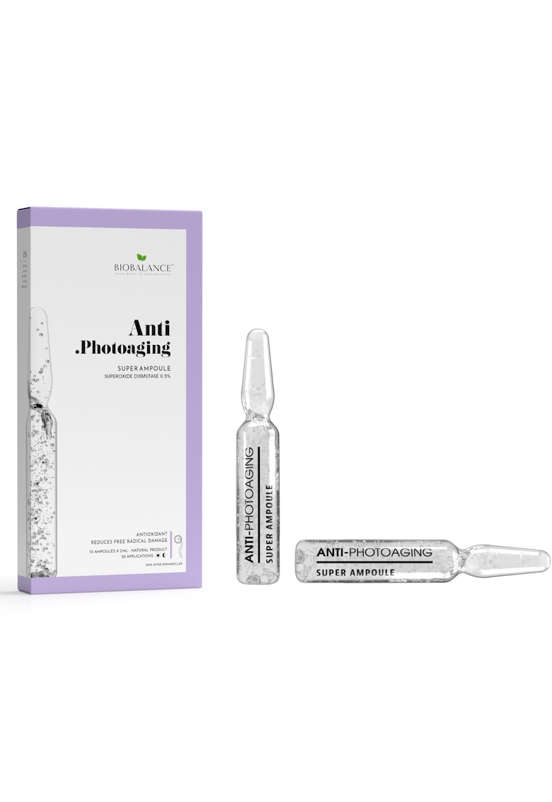 Oferte la Anti-Photoaging Fiole concentrate antioxidante - cu superoxid dismutaza 0.5% -  10 x 2 ml