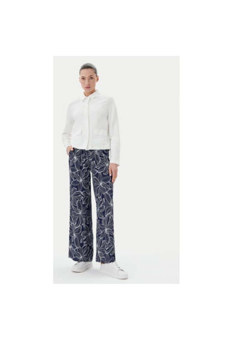 Oferte la Pantaloni dama  14002153 - Viscoza - Bleumarin - Bleumarin