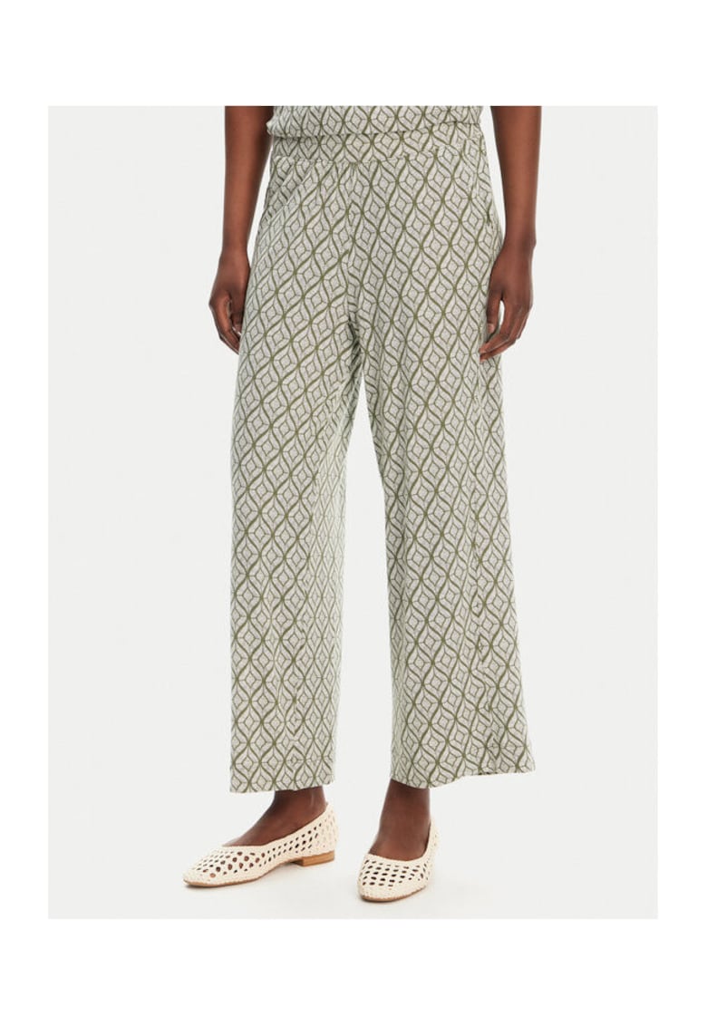 Oferte la Pantaloni dama  14002433 - Viscoza - Verde - Verde