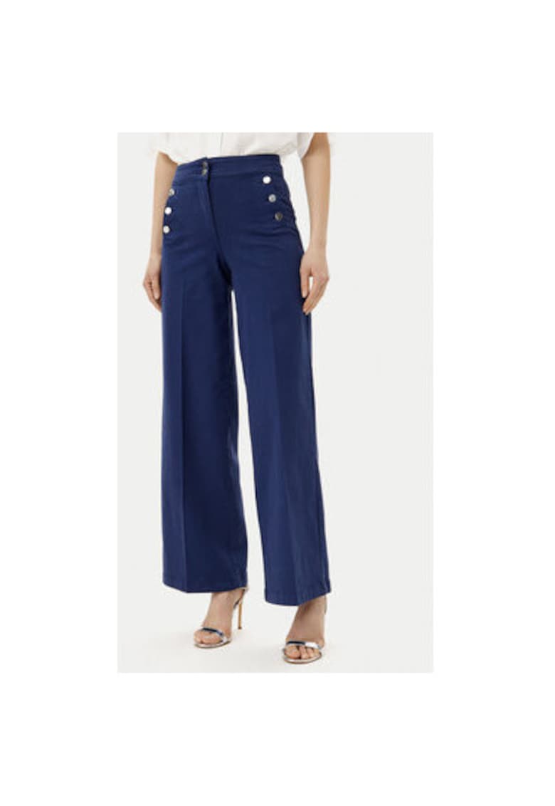 Oferte la Pantaloni dama  GPP25086JE - Bumbac/Poliester - Albastru - Albastru