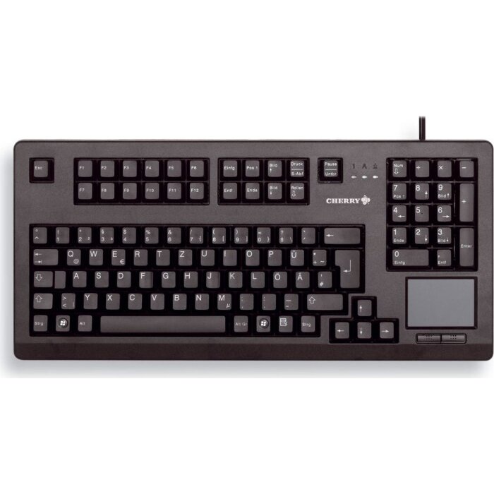 Oferte la Tastatura Cu Fir TouchBoard G80-11900 Cu TouchPad Integrat LAyout English US 105 Taste Negru