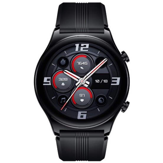 Oferte la Ceas Smart GS3 Ecran Curbat Cu Design Subtire Ecran Amoled 1.43Inch Midnight Negru