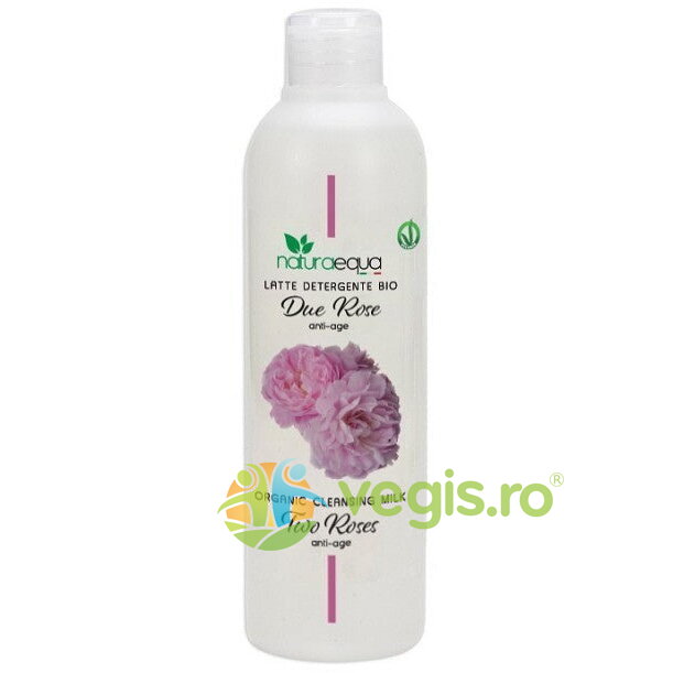 Oferte la Lapte Demachiant Bio cu 2 Trandafiri Rosa Rugosa si Muscosa 250ml