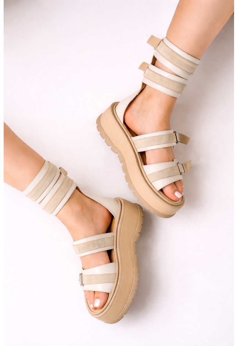 Oferte la Sandale cu platforma  - Baby - Bej -