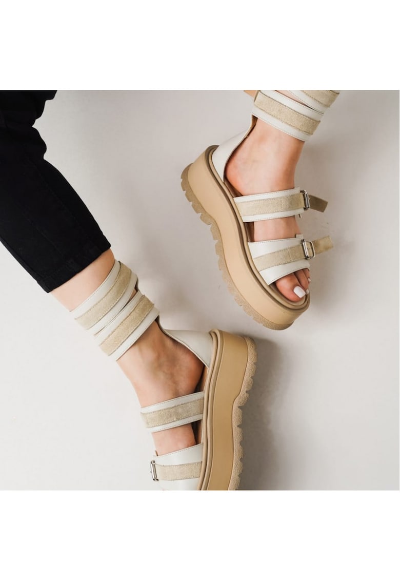 Oferte la Sandale cu platforma  - Baby - Bej -