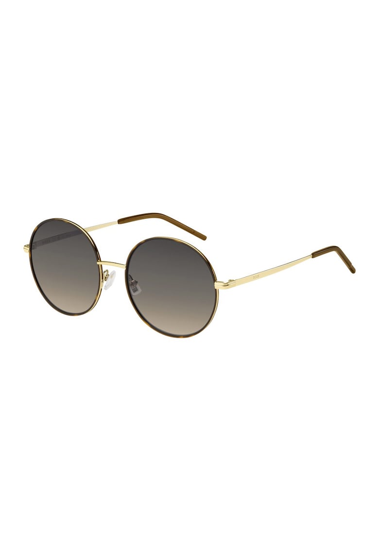 Oferte la Ochelari de soare rotunzi cu rama metalica - Auriu/Gri antracit