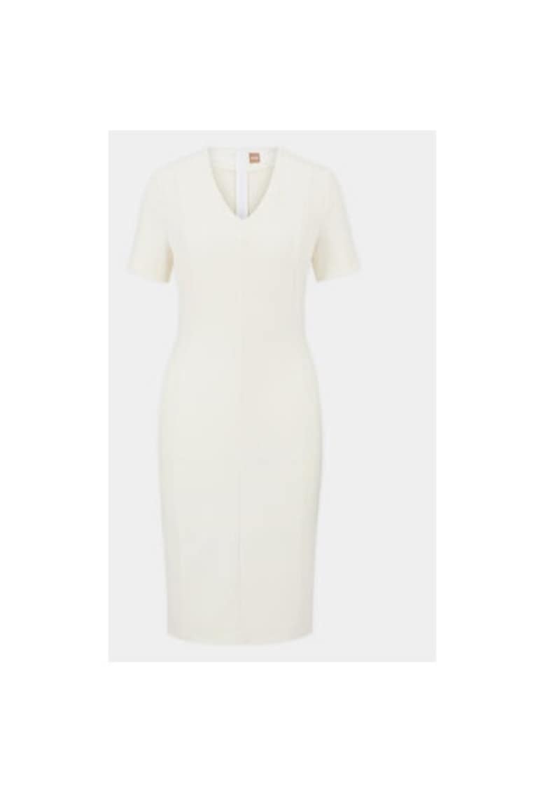 Oferte la Rochie dama -  302401345 - Viscoza/Poliester - Bej - Bej