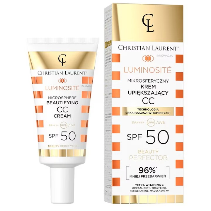 Oferte la Crema de fata Christian Laurent Innovation Luminosite Microsphere Beautifying CC Cream SPF 50, 30 ml