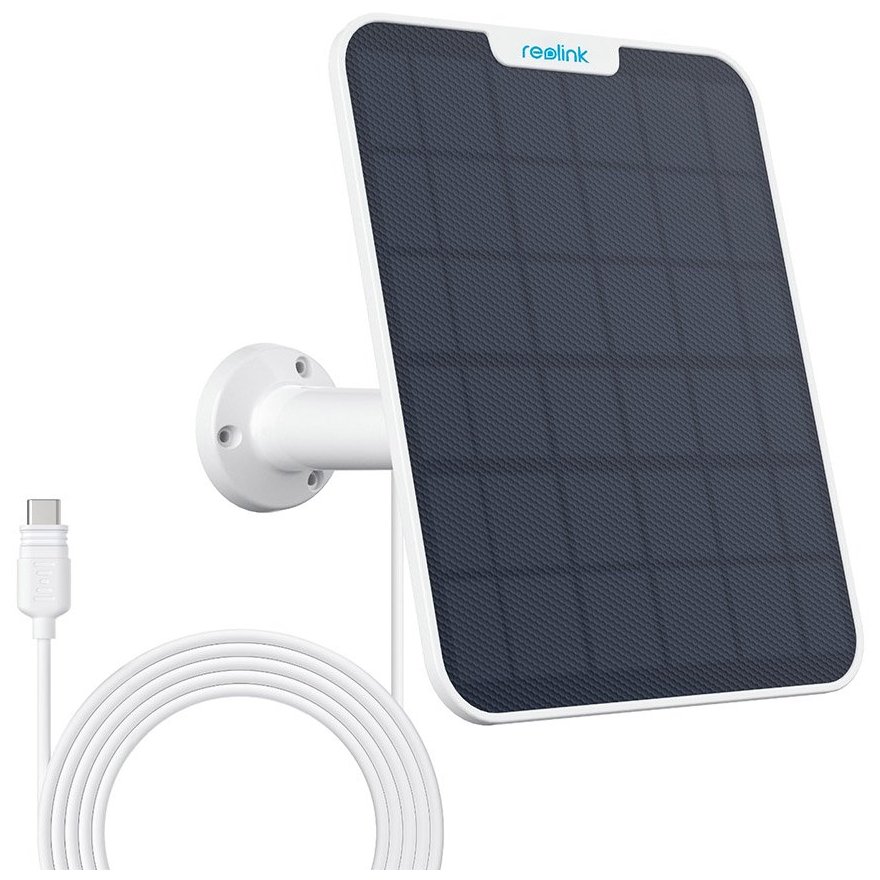 Oferte la Panou solar pentru camere Reolink SOLARPANEL USB-C, cablu 4 m, mufa USB-C, IP65