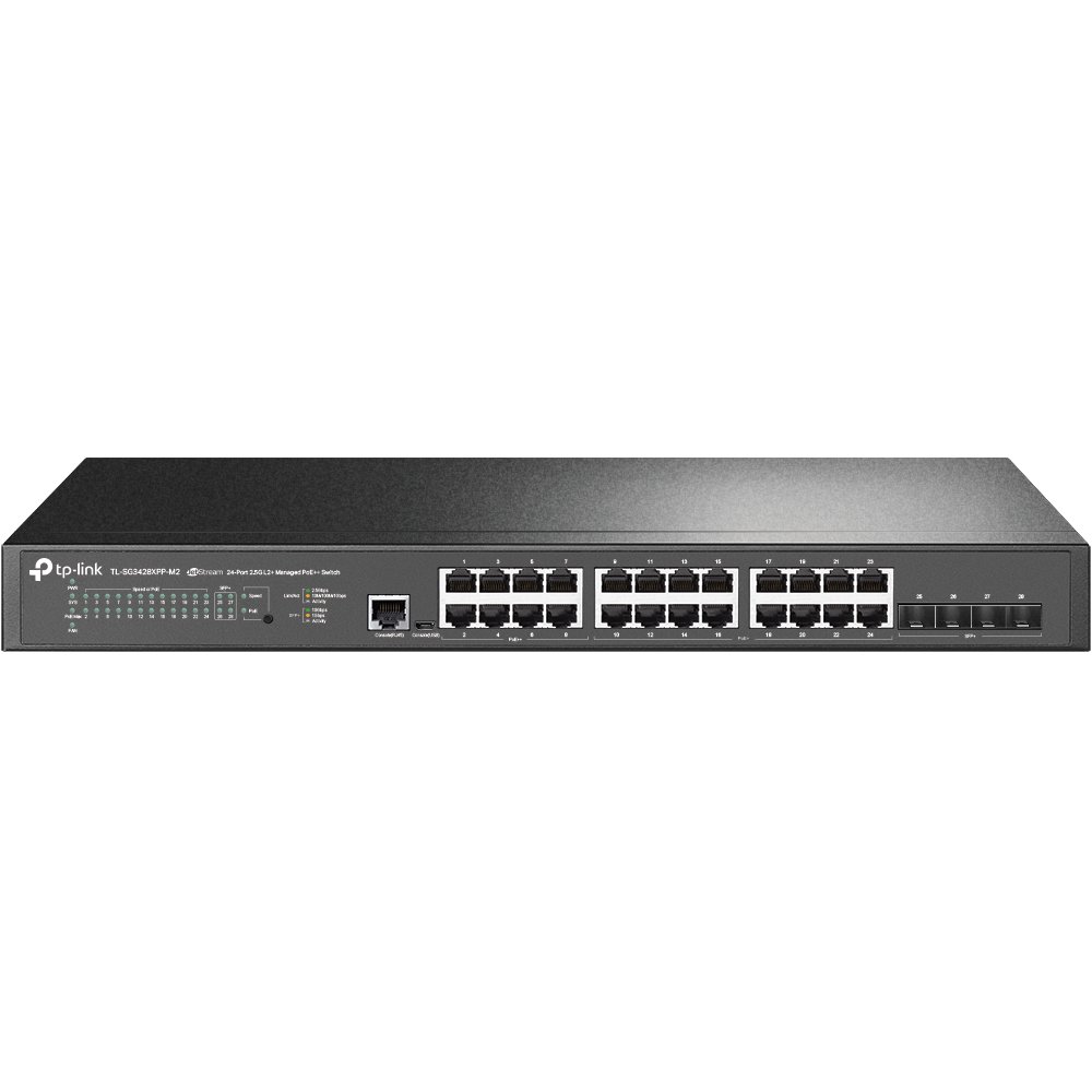 Oferte la TPL SW 24P-2.5GBE 4P10GE L2 MNG PoE SW TP-LINK TL-SG3428XPP-M2