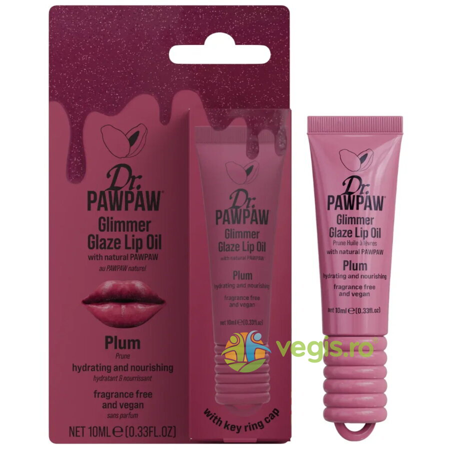 Oferte la Ulei de Buze Hidratant si Hranitor cu Extract de Papaya Glimmer Glaze Plum 10ml