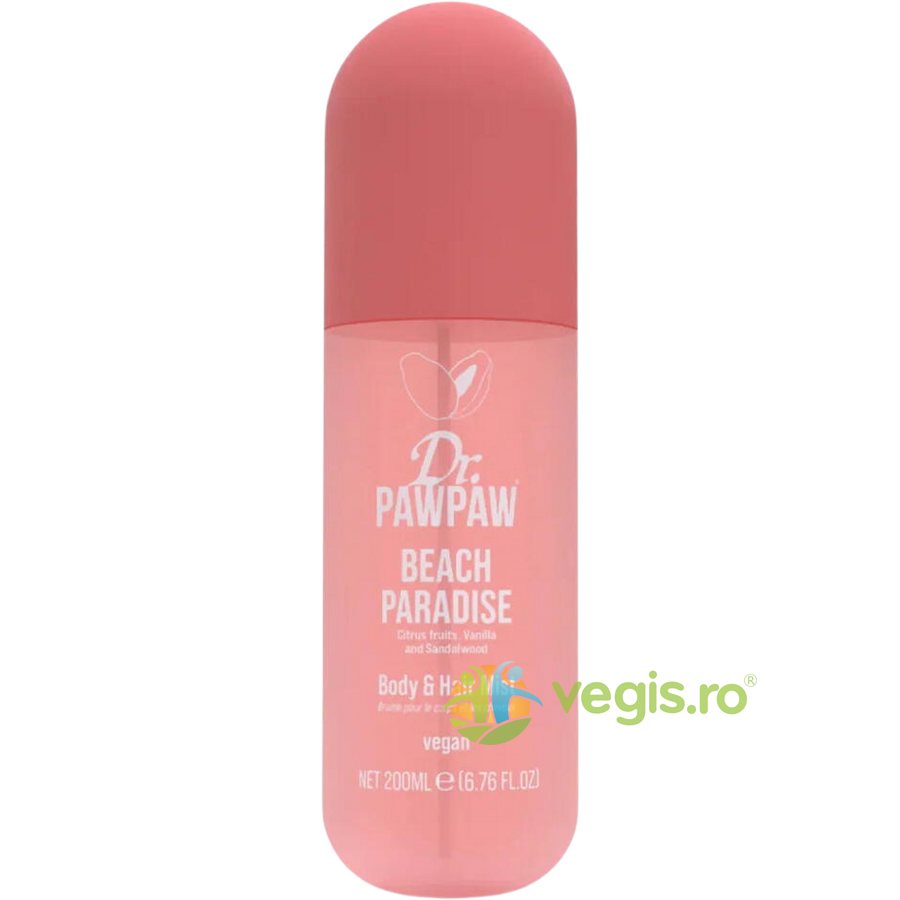 Oferte la Spray pentru Corp si Par cu Parfum de Citrice, Vanilie si Lemn de Santal Beach Paradise 200ml