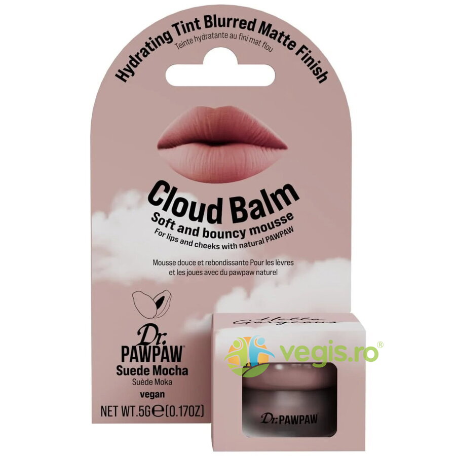 Oferte la Balsam Tip Mousse pentru Buze si Obraji Finish Mat Estompat Cloud Balm Suede Mocha 5g
